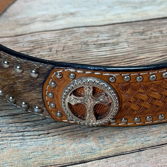 Ranger Belt Company Hand-tooled Belt Size 24 NWOT - Picture 4 of 13
